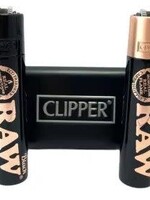 Raw RAW x Clipper Full Metal Lighter Black/Rose Gold
