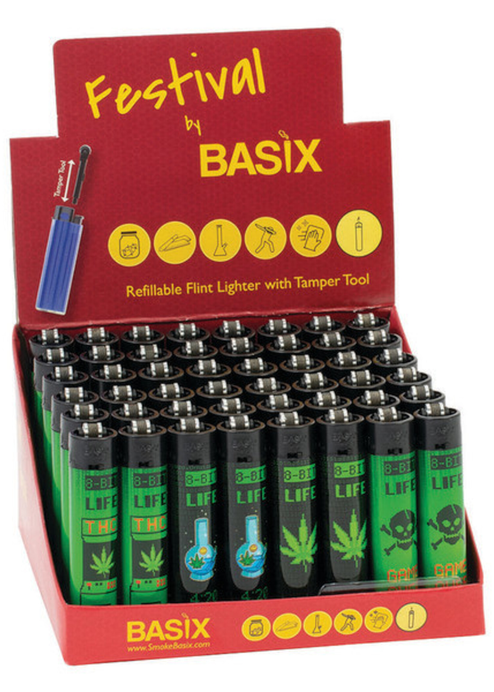 Basix Basix Festival Lighter 8-Bit Hemp