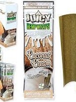 Juicy Jay Juicy Terp Enhanced Hemp Wraps - 2pk Coconut Cream
