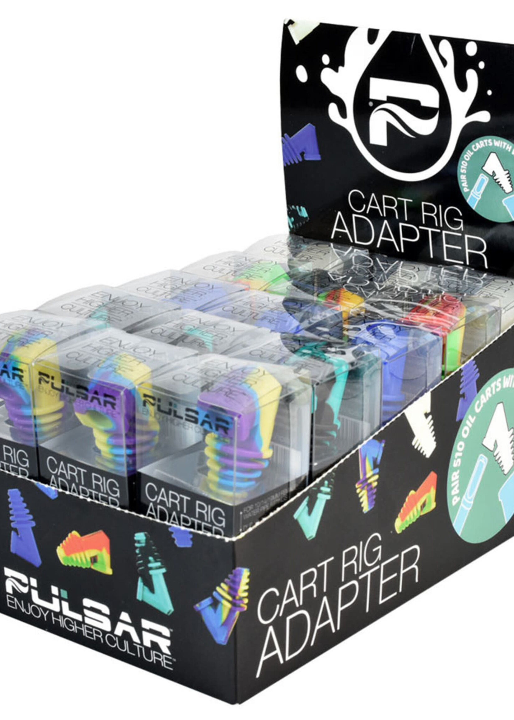 Pulsar Pulsar Silicone Cart Rig Adapter Assorted Colors
