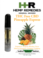 Hemp Remedies Hemp Remedies CBD 1g Cart THC Free Pineapple Express Hybrid