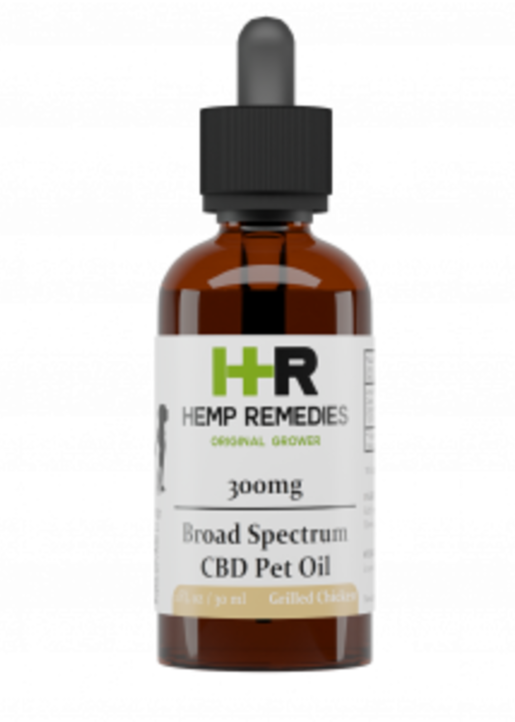 Hemp Remedies Hemp Remedies 1000mg Broad Spectrum CBD Pet Oil 60ml Grilled Chicken