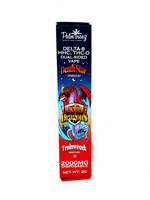 Palm Treez Palm Treez - Dueling Dragons Double-Sided 2000mg Disposable - Delta-8 + HHC + THC-O Death Star- Indica/Trainwreck-Sativa