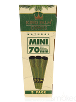 King Palm King Palm Natural 3pk Pre-Rolled Palm Cones - Mini Size 70mm Dog Walker