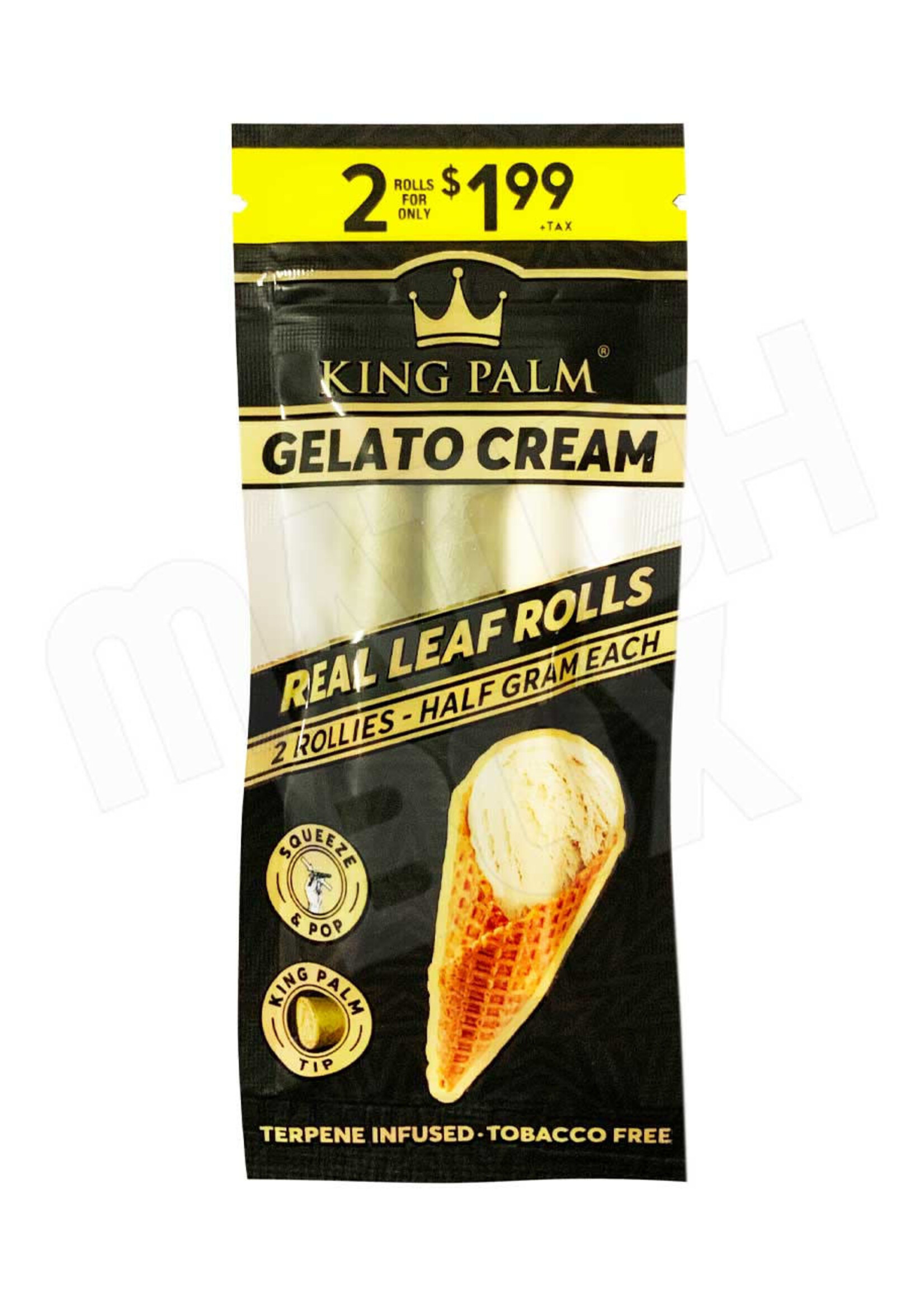 King Palm King Palm 2 Rollies .5 grams Gelato Cream