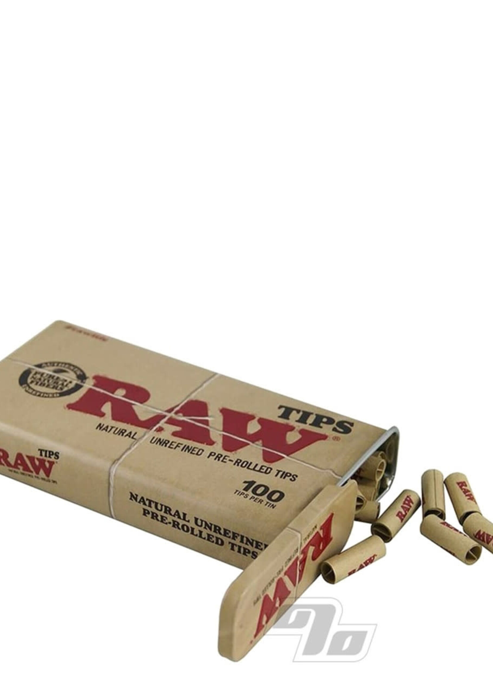 Raw Raw Pre Rolled Tips 100pc Tin