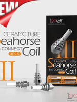 Lookah Single (1) Lookah Seahorse Ceramic Tube 510 Thread Coil III