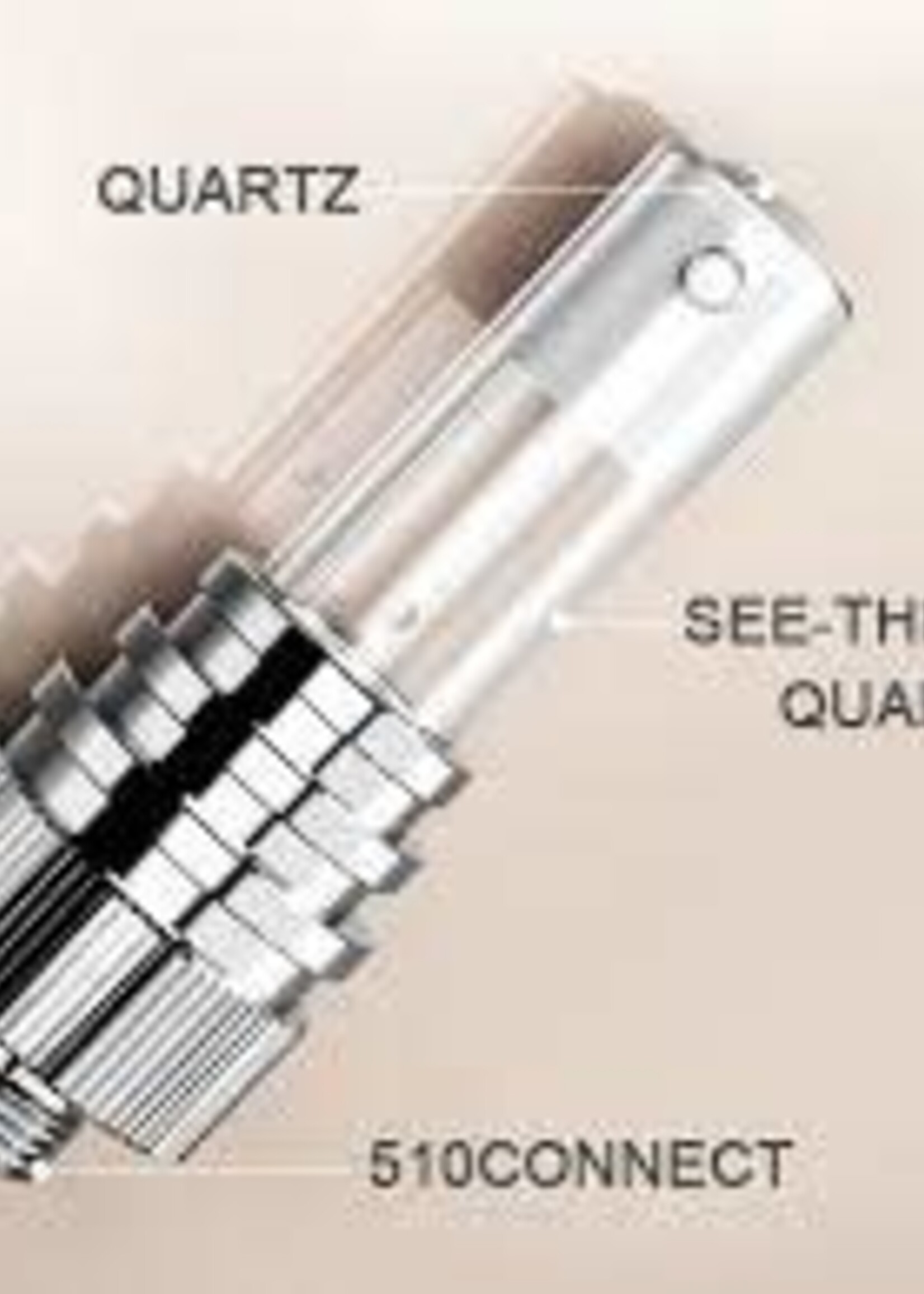 Lookah Lookah Seahorse Quartz See-Through Coil