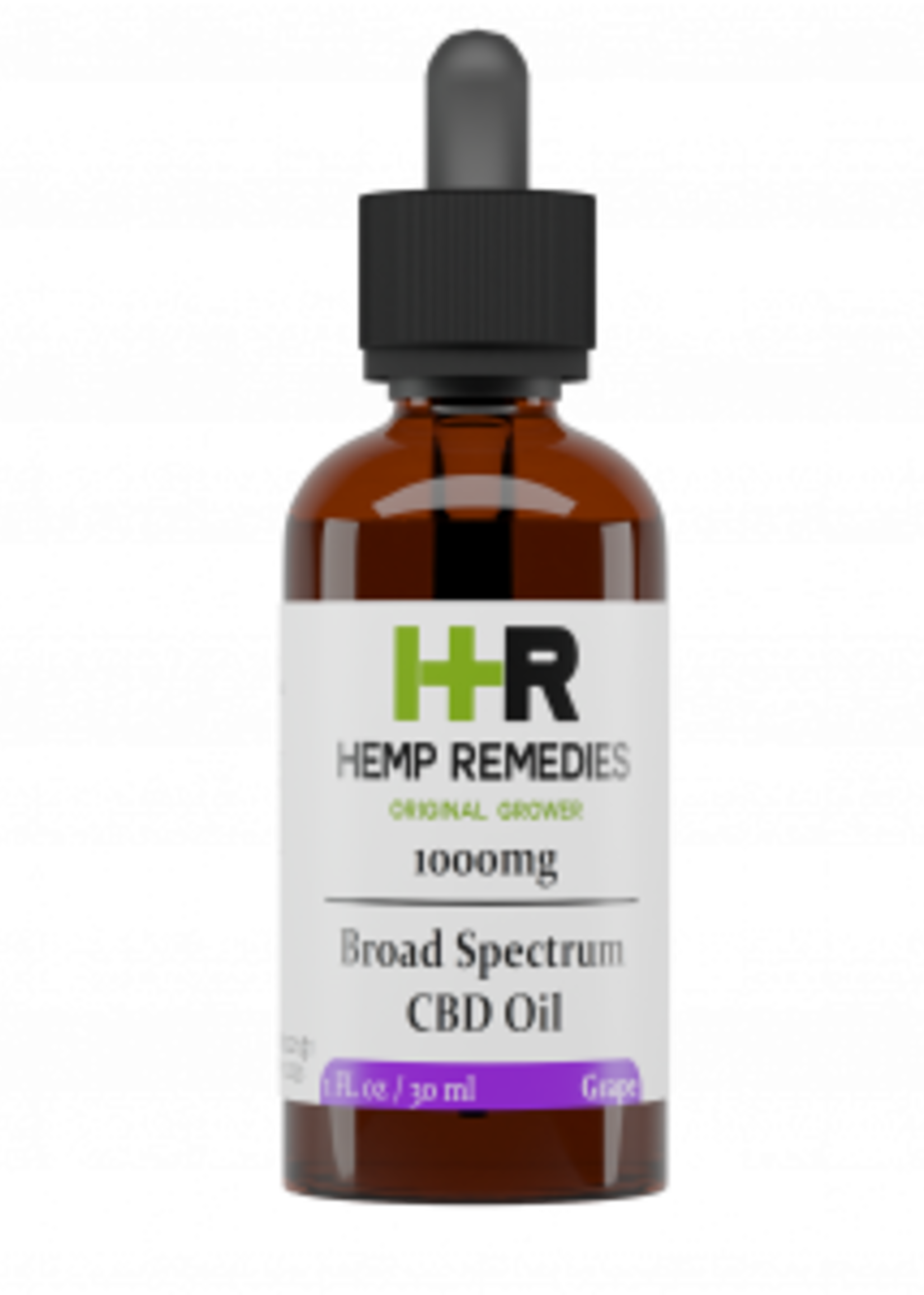 Hemp Remedies Hemp Remedies 1000mg Broad Spectrum CBD Oil Grape