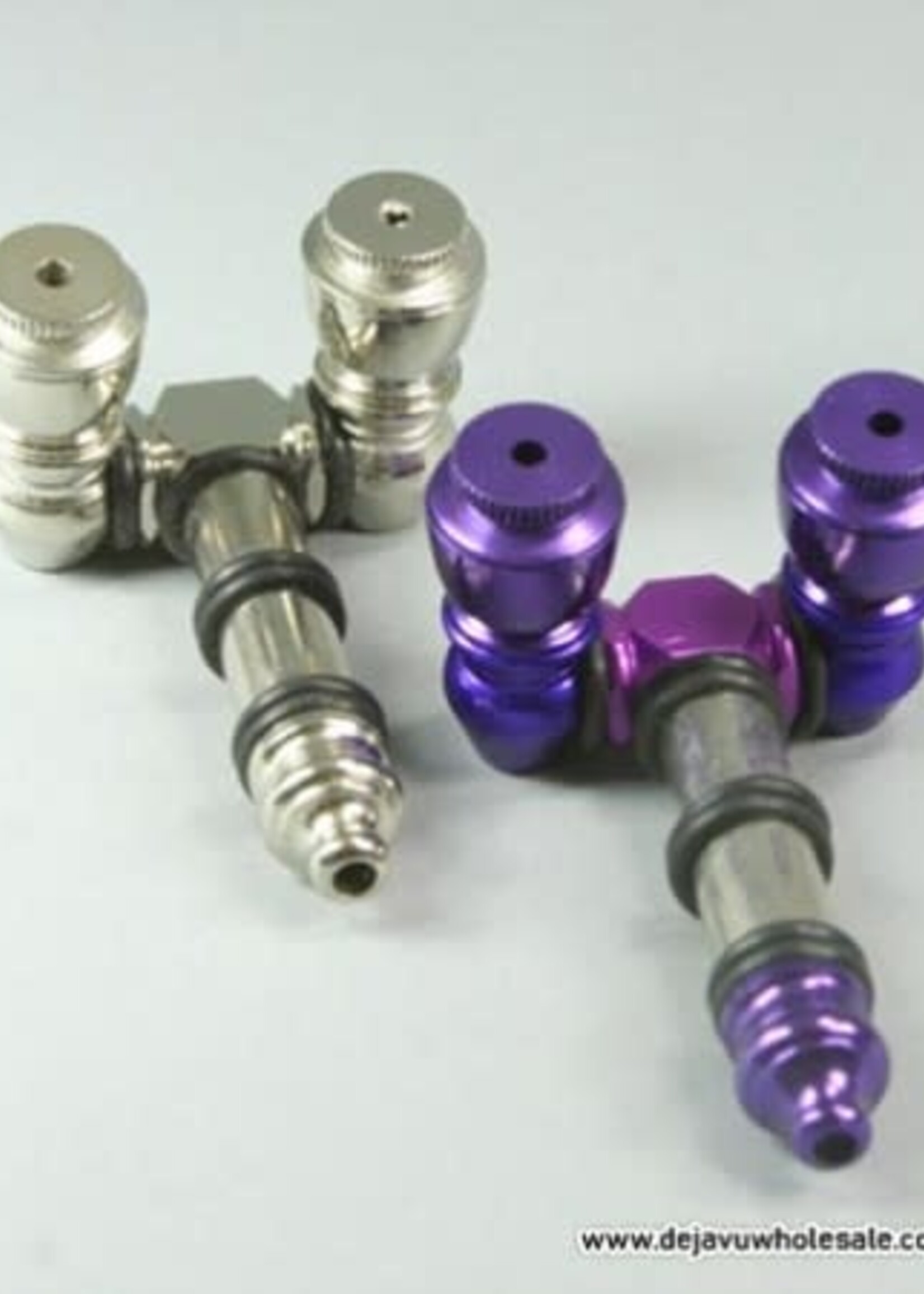 Double Head Metal Pipe W/Lid