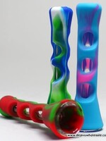 3.5" Colorful Silicone/Glass Chillum