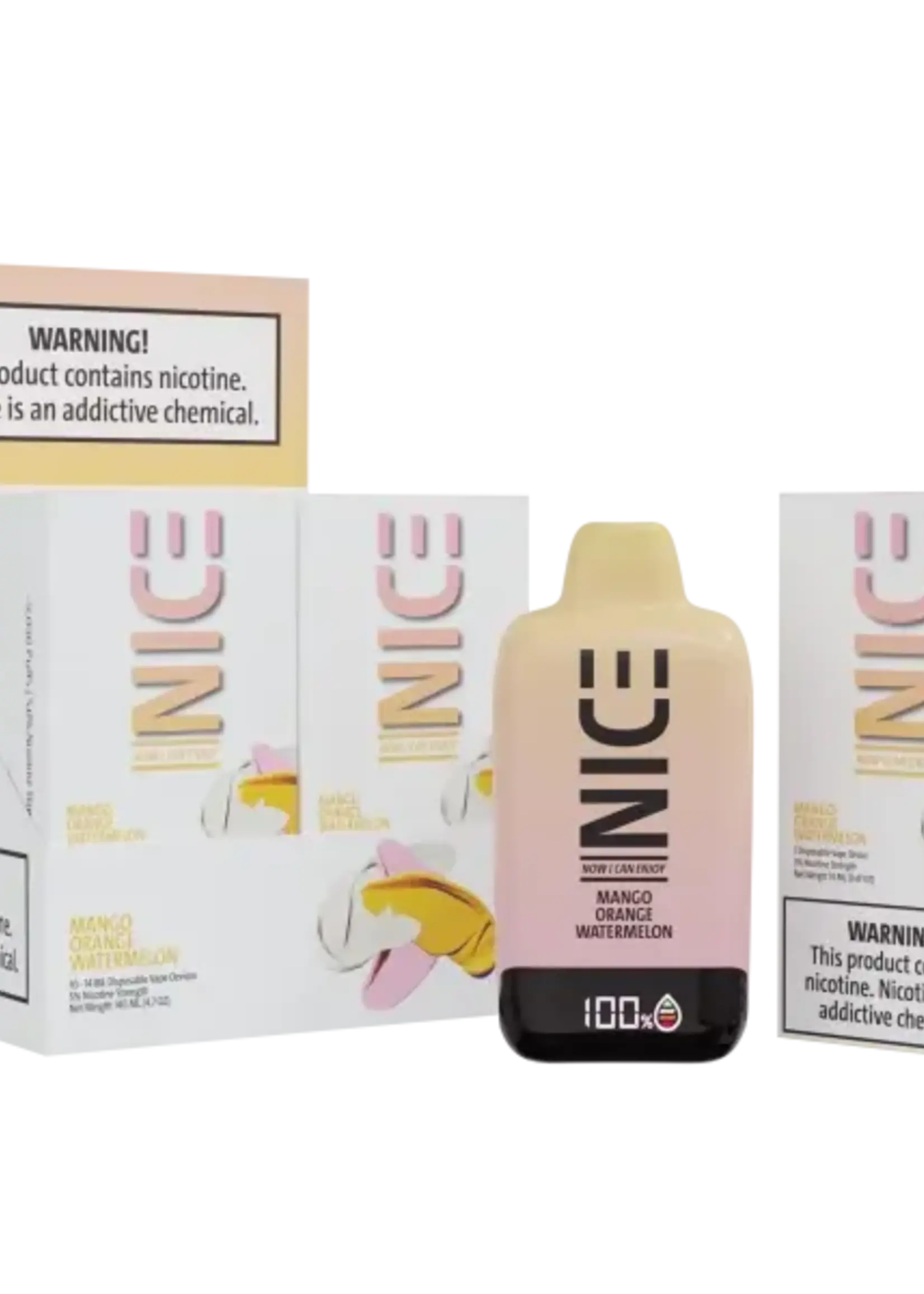 NICE NICE Disposable Vape 9000p Mango Orange Watermelon