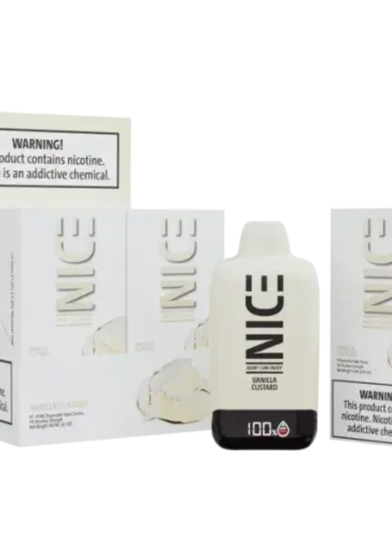 NICE NICE Disposable Vape 9000p Vanilla Custard