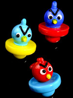 Glass Angry Bird Carb Cap
