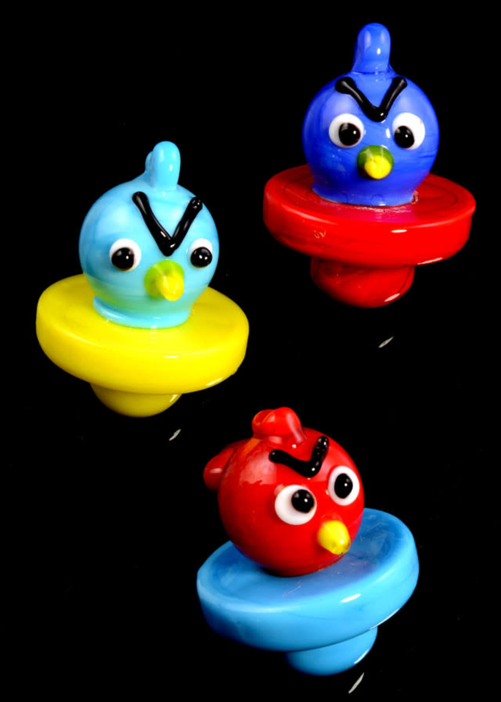 Glass Angry Bird Carb Cap