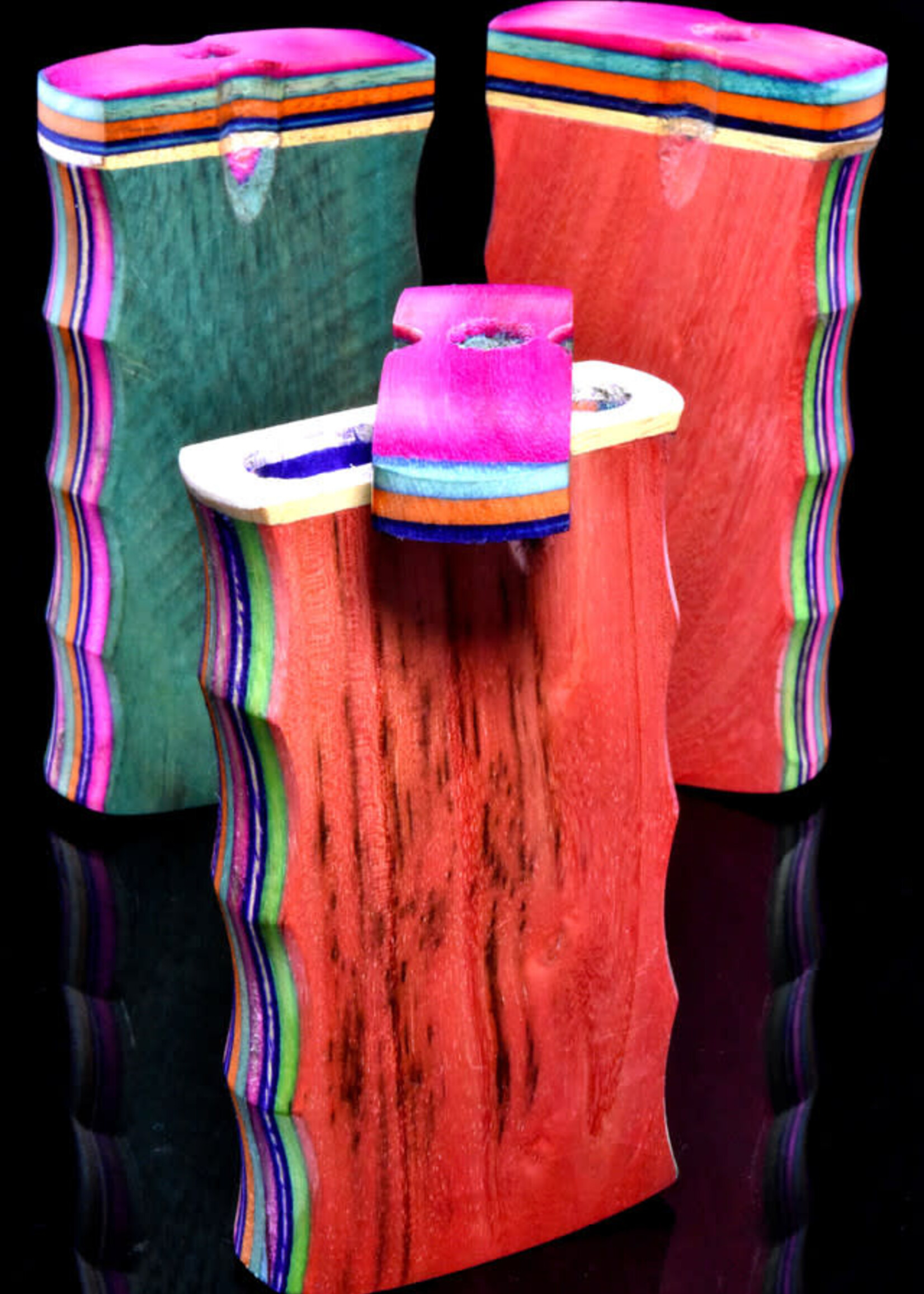 Large Multicolor Double Grip Dugout