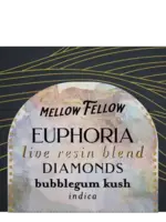 Mellow Fellow Mellow Fellow - Live Resin - Diamonds - 2g - Euphoria Blend - Bubblegum Kush (Indica)