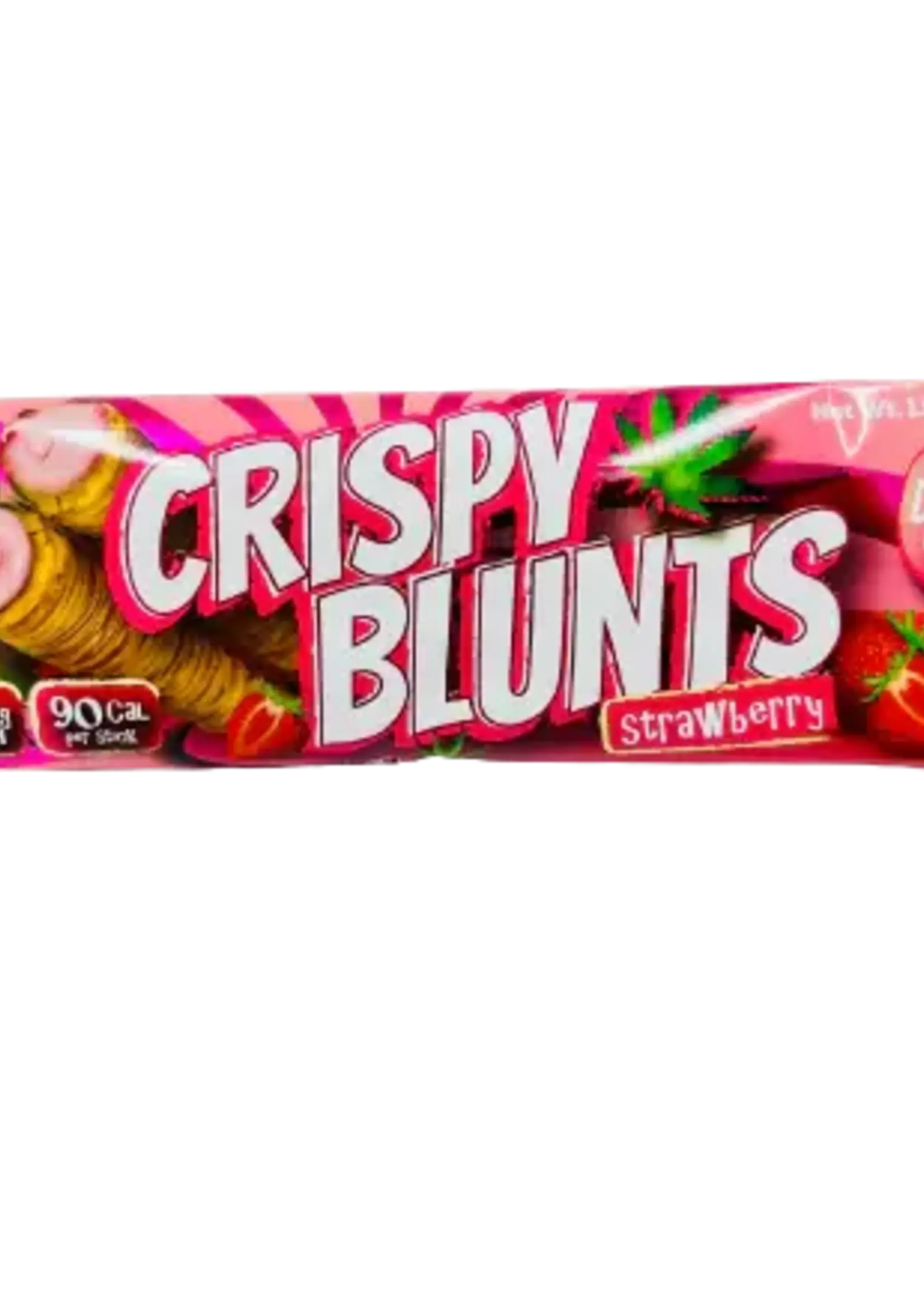 Crispy Blunts Crispy Blunts D9 100mg Edibles 10 Bags (2pc @ 50mg) Strawberry