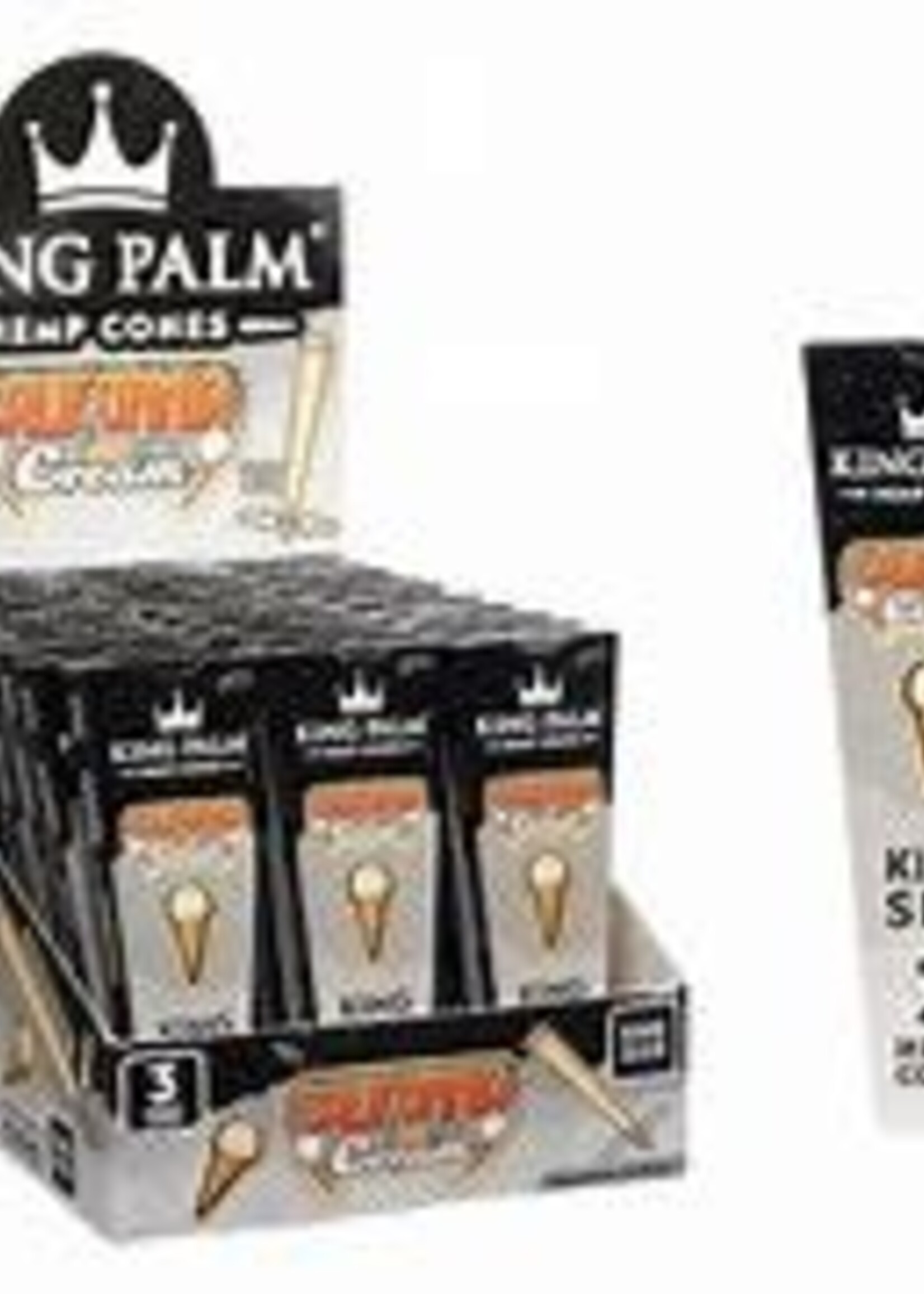 King Palm King Palm Hemp Cones King Size 3pk California Cream