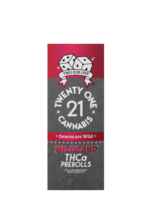 Twenty One Twenty One Cannabis Pre Rolls 1g  THCa  Wildcard 2 Ct
