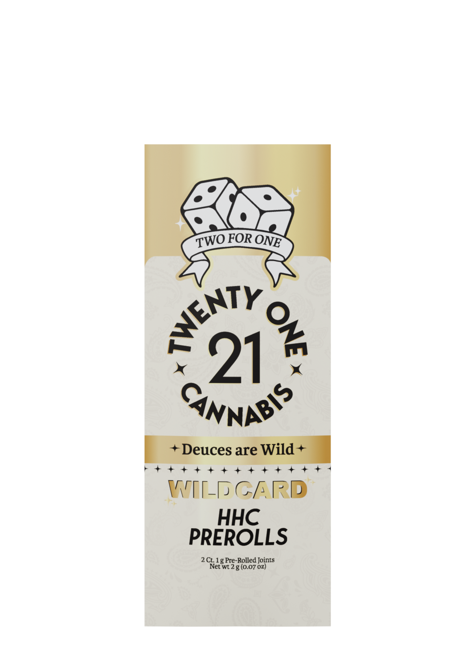 Twenty One Twenty One Cannabis Pre Rolls 1g HHC Wildcard 2 Ct