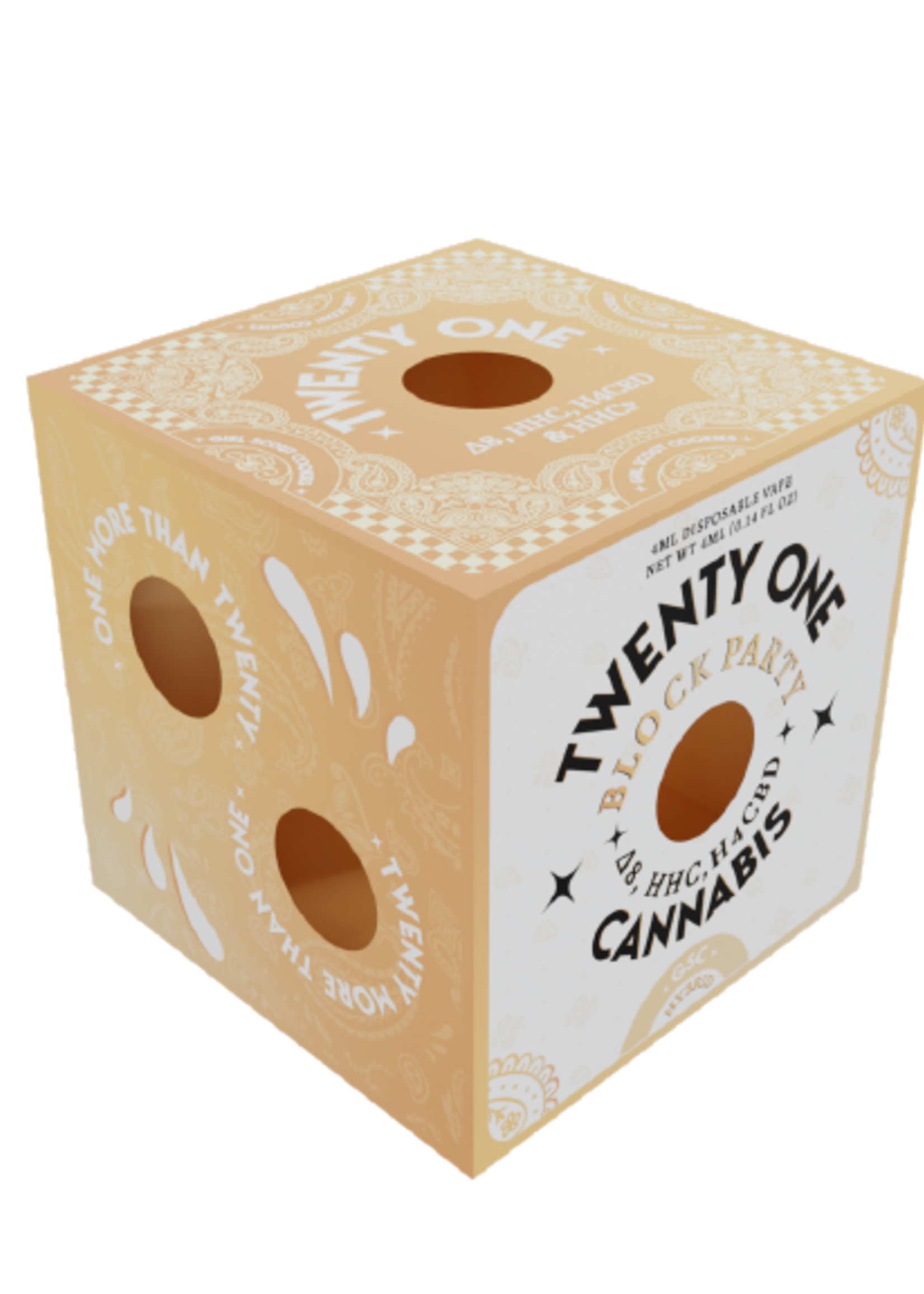Twenty One Twenty One Disposable 4ML Block Party Blend Girl Scout Cookies (Hybrid)