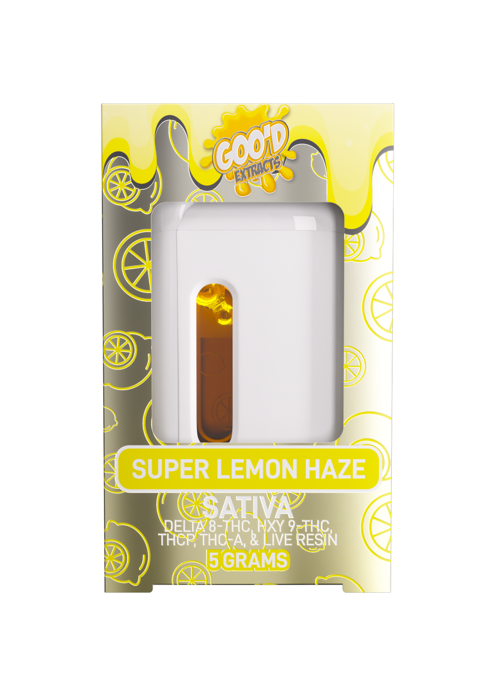 Goo'd Goo’d Extracts Disposable Vape 5g Blend Super Lemon Haze Sativa
