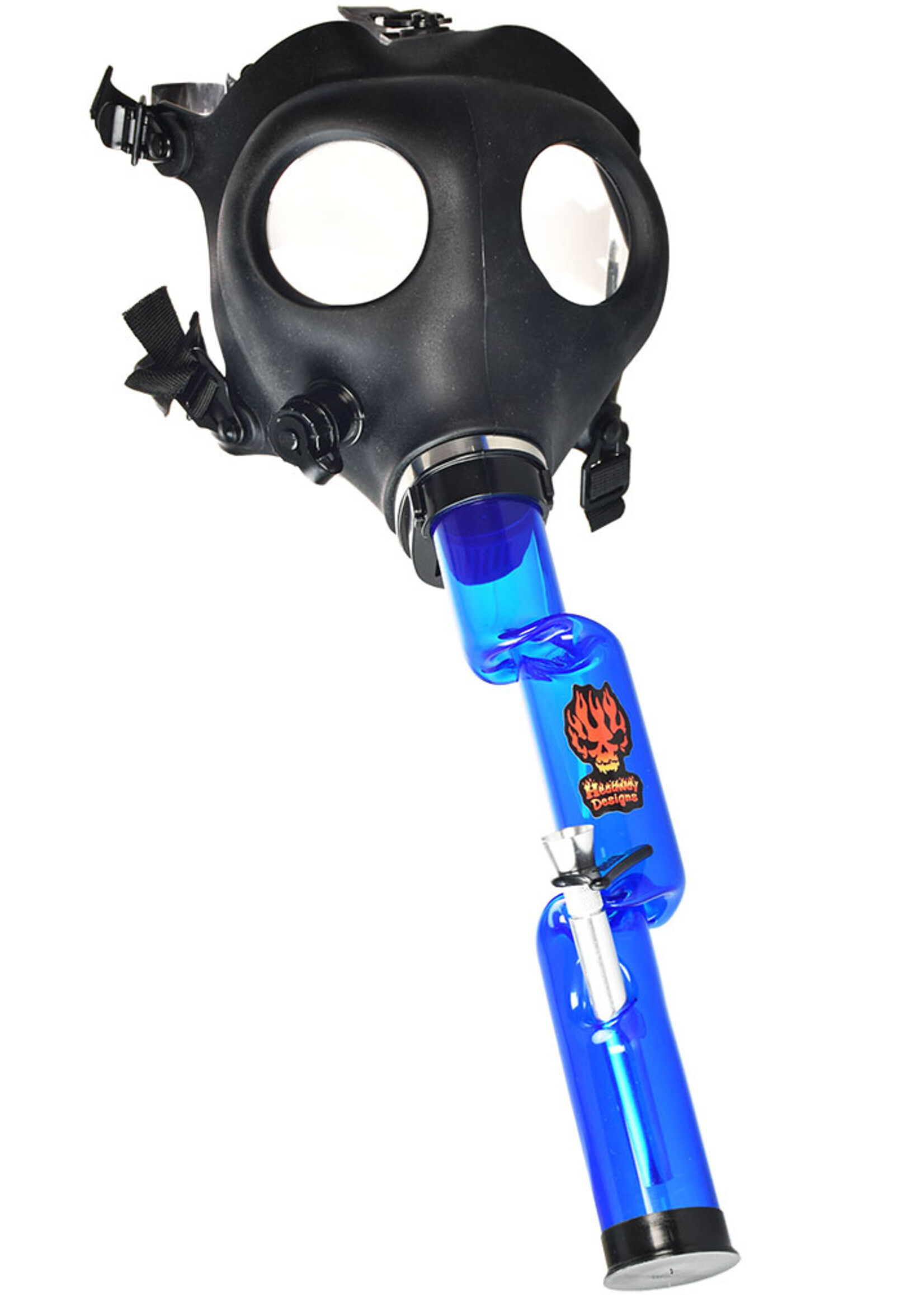 HEADWAY Headway Gas Mask W/Acrylic Water Pipe Assorted Colors
