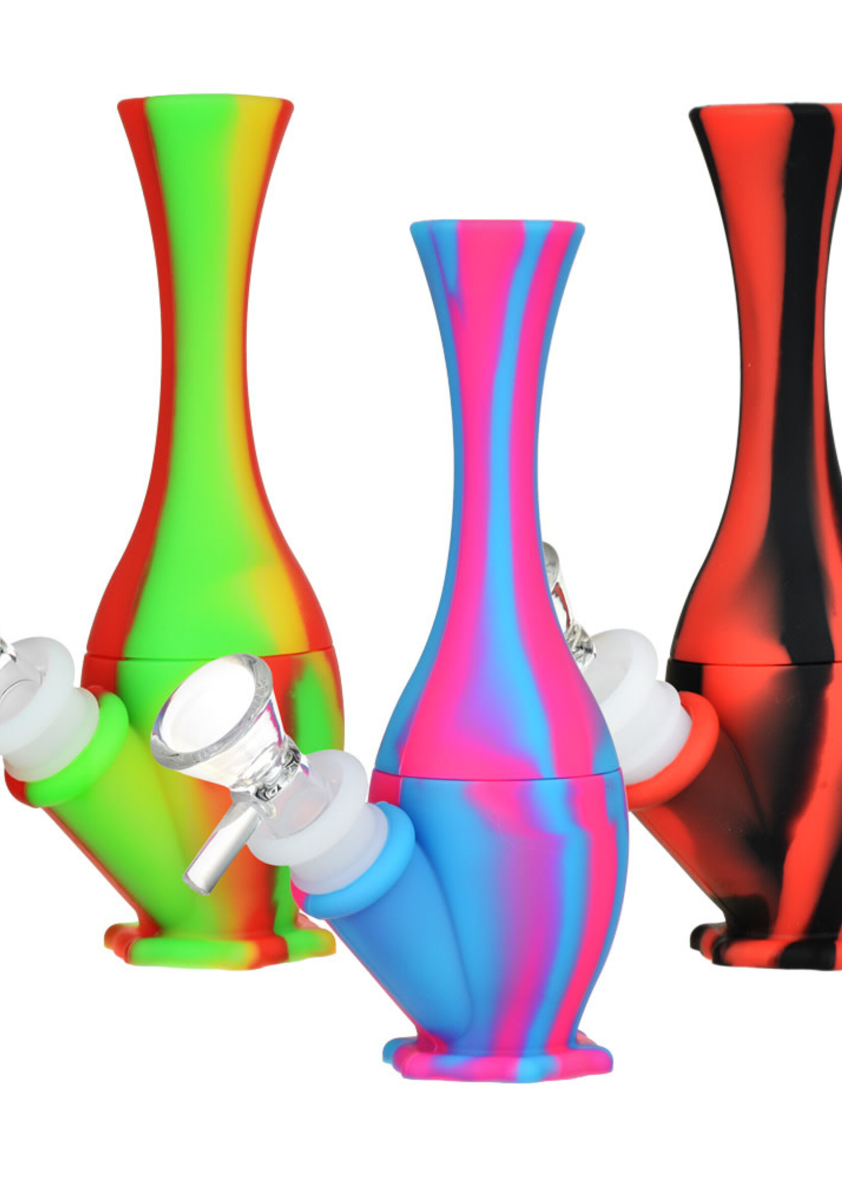 Vase Silicone Water Pipe 6.25"
