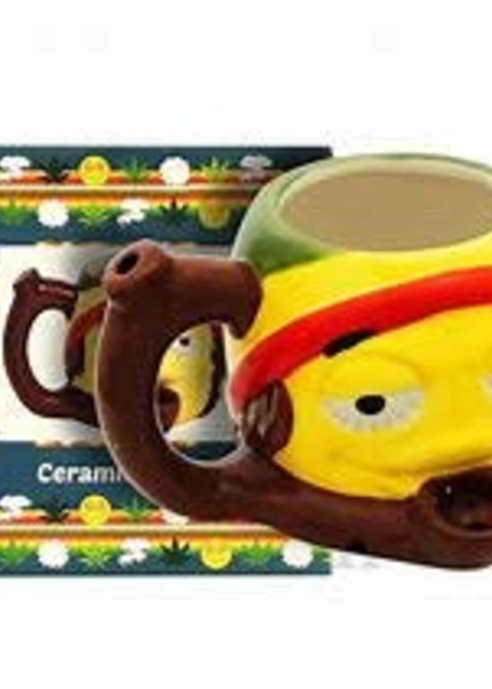 FashionCraft FashionCraft Rasta Stoner Emoji Pipe Mug