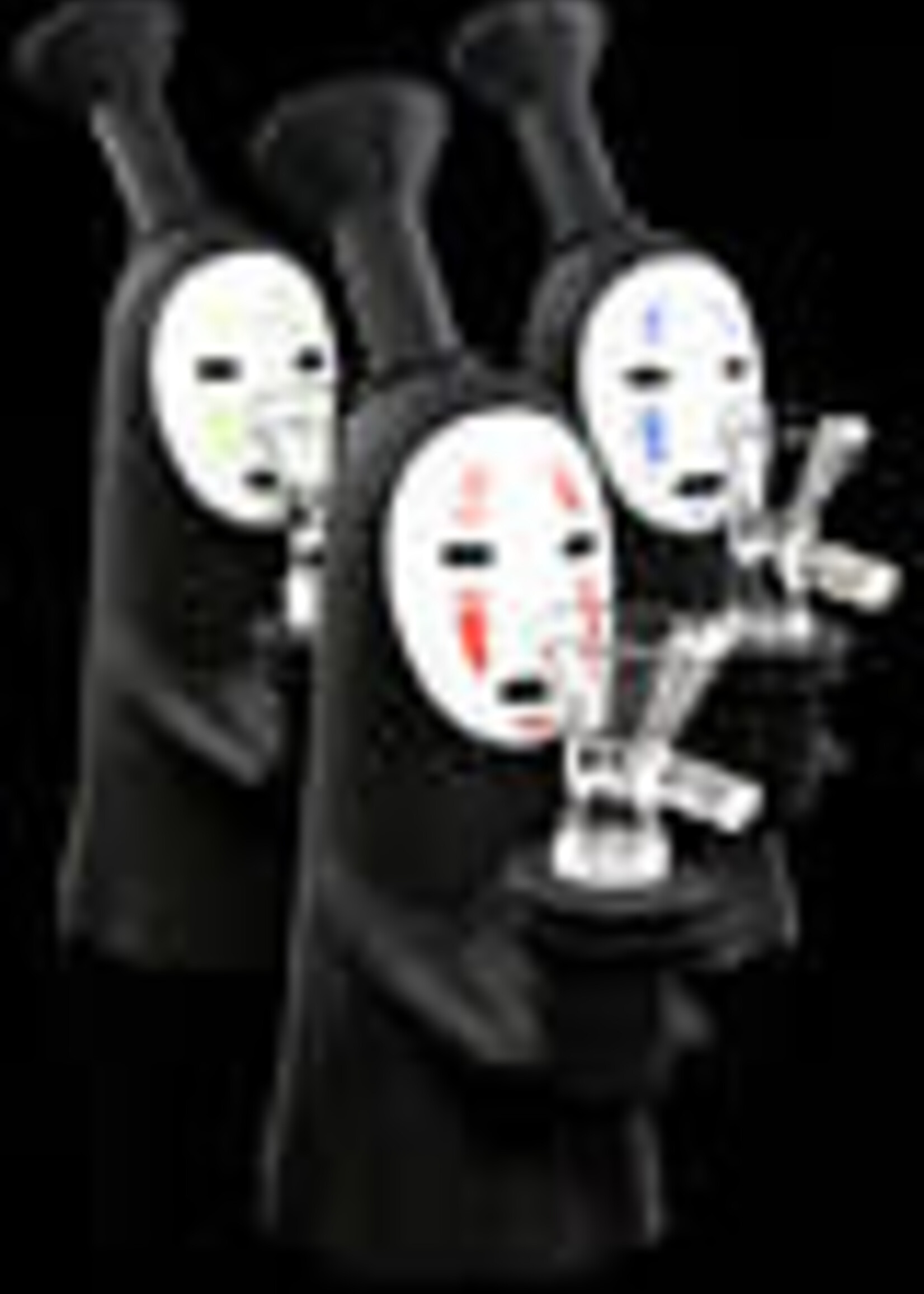 Small Masked Character Silicone Water Pipe