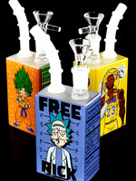 Small Stemless GoG Square Decal Water Pipe
