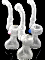 Small Glow in the Dark Frit Glass Sherlock Bubbler