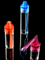Plastic Bullet Snuff Vial with Spoon