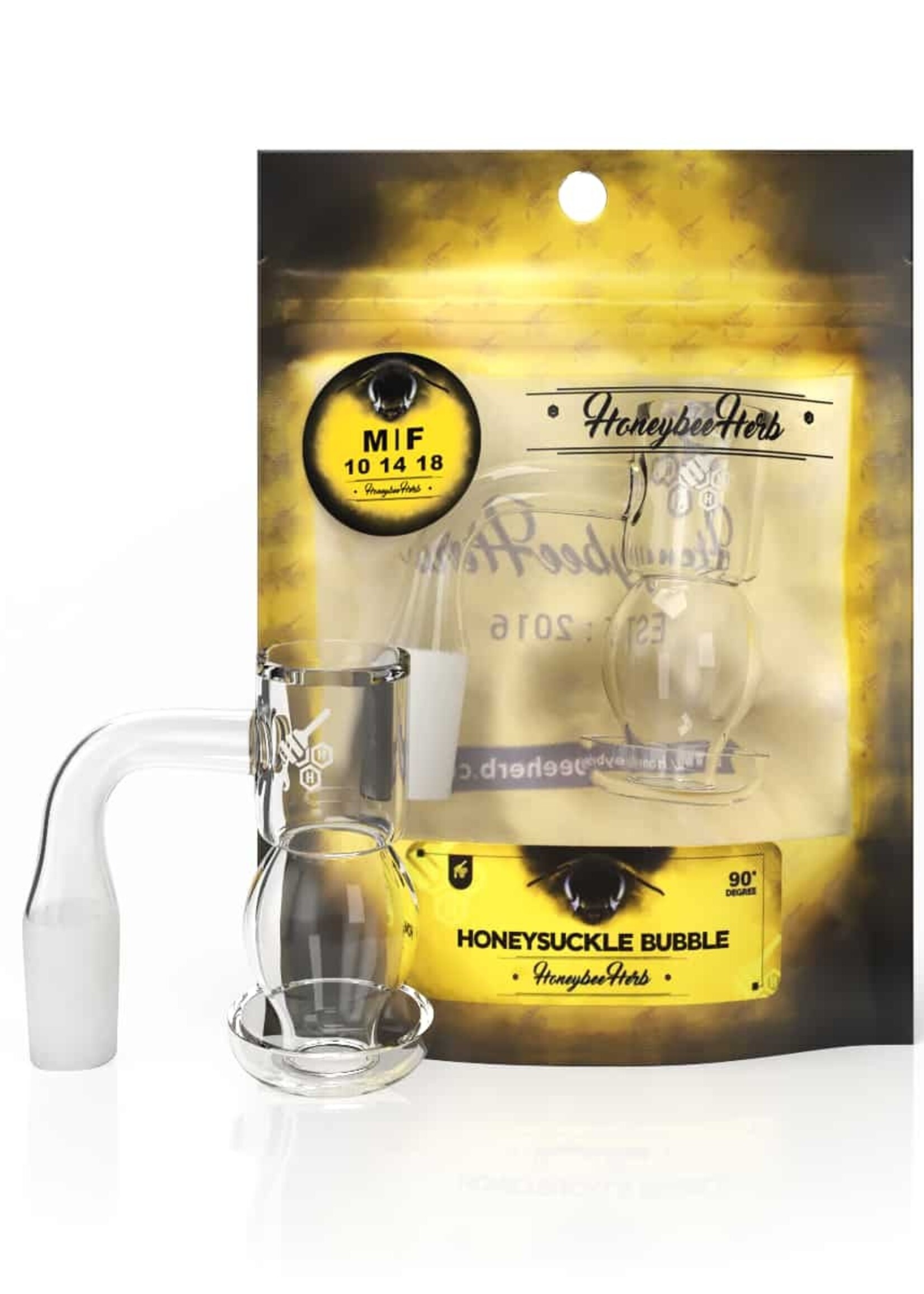 Honeybee Herb Honeybee Herb Honeysuckle Bubble 18F Banger