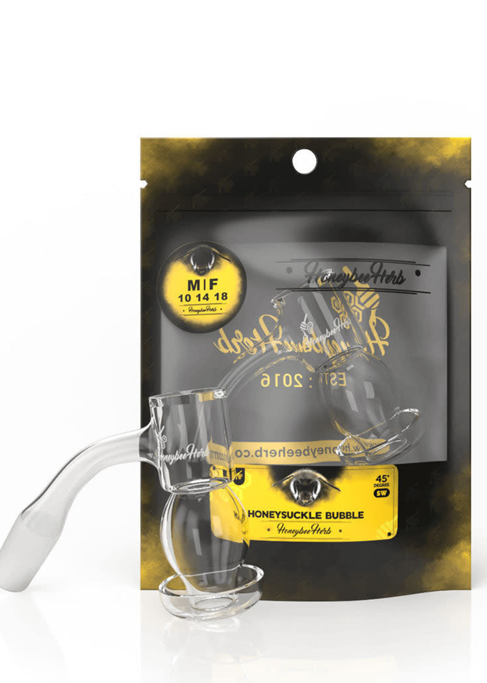 Honeybee Herb Honeybee Herb Honeysuckle Bubble 14M Banger