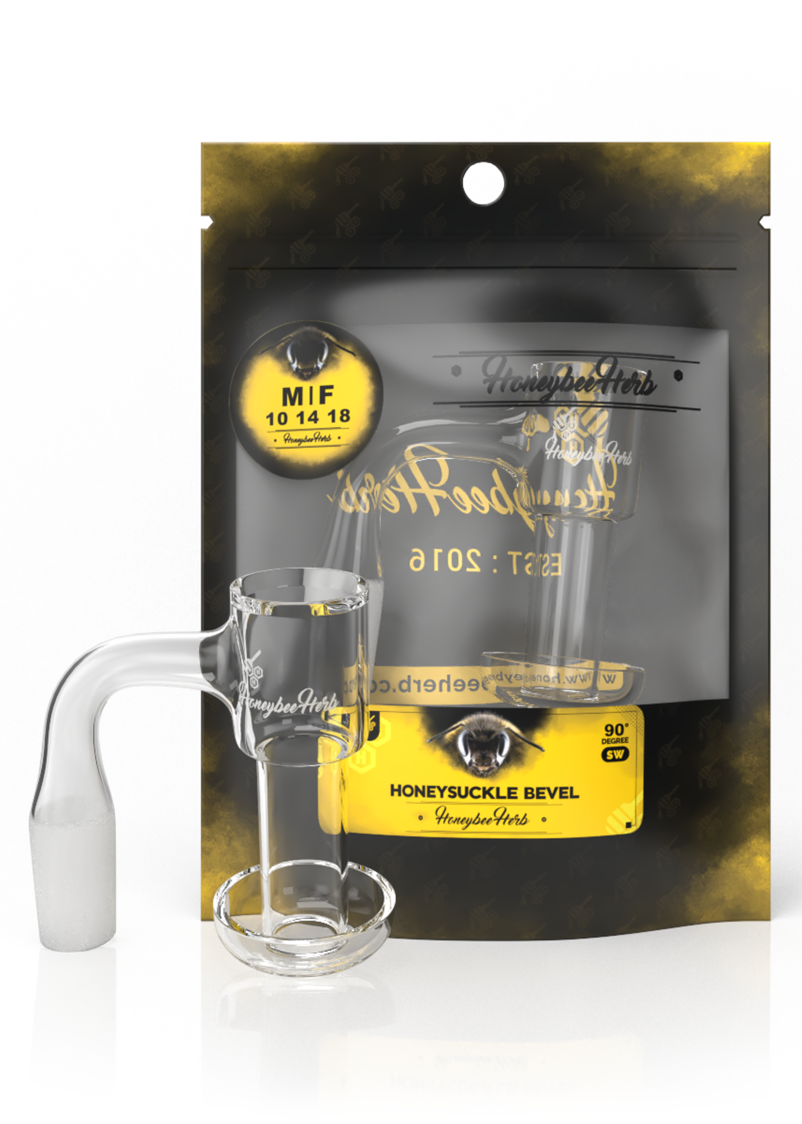 Honeybee Herb Honeybee Herb Honeysuckle Bevel Banger 14M