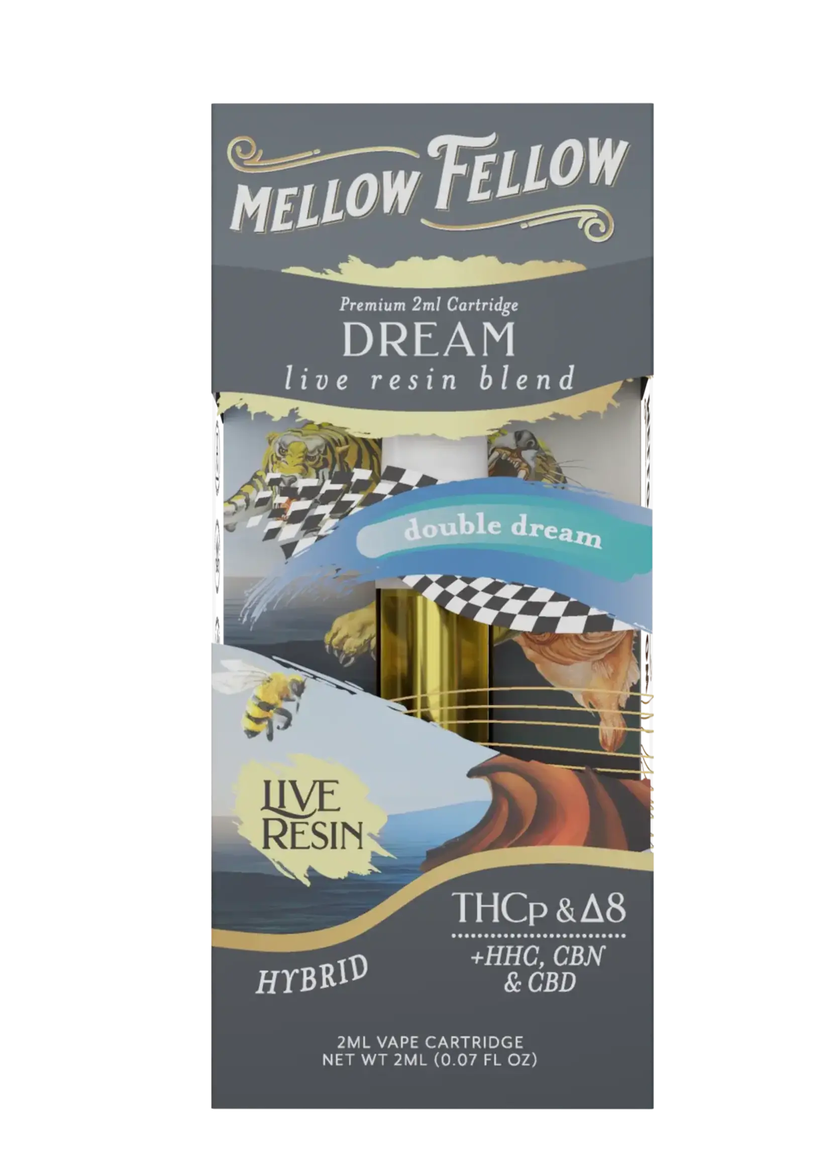 Mellow Fellow Mellow Fellow - Cartridge - 2ML - Live Resin - Dream Blend - Double Dream