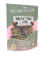 Mellow Fellow Mellow Fellow Gummie Delta 9 THC + CBD Sour Punch 5mg Each 10 Ct