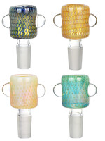 Pulsar Bubble Matrix Drum Style Bowl Slide | Colors Vary