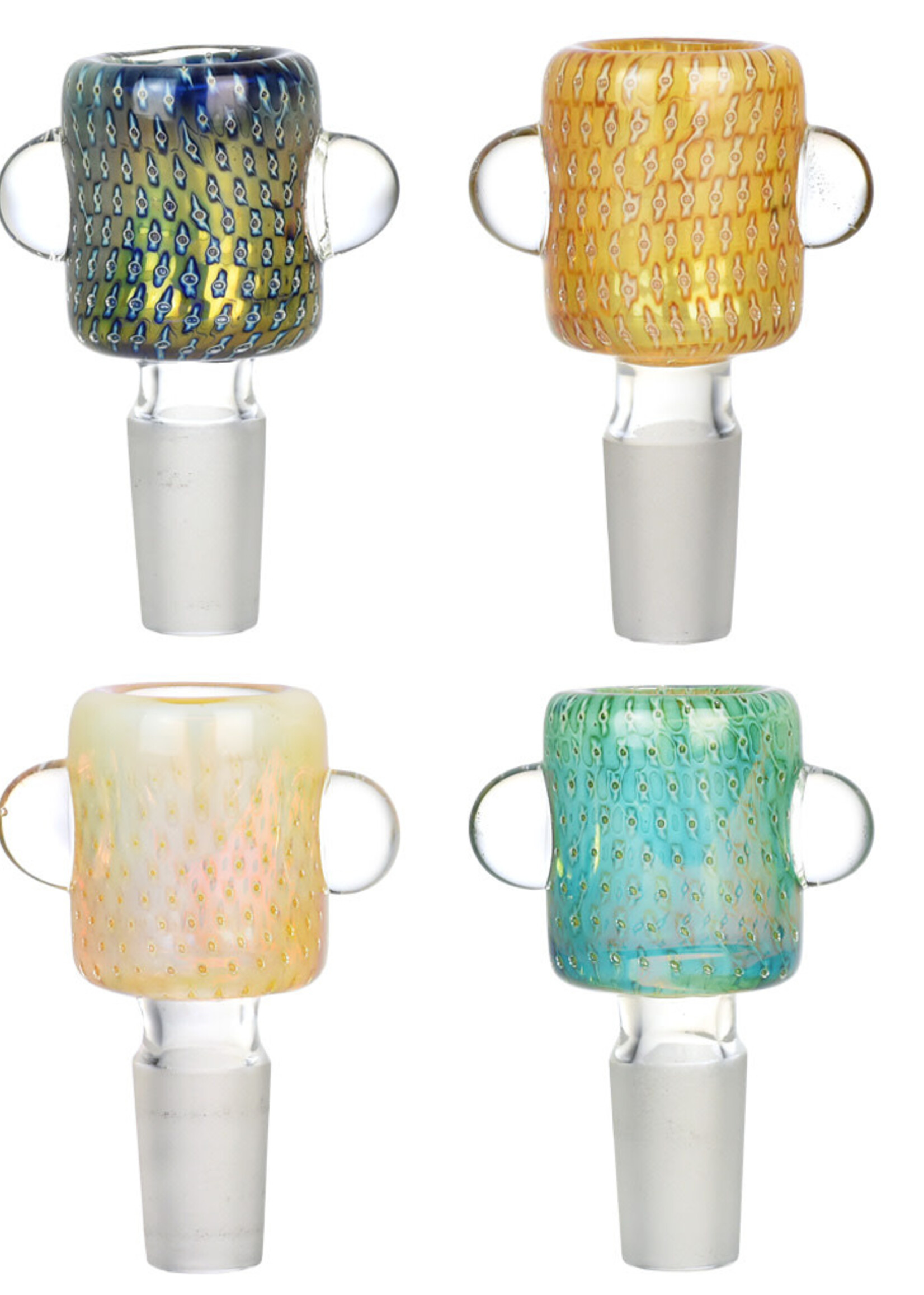Pulsar Bubble Matrix Drum Style Bowl Slide | Colors Vary