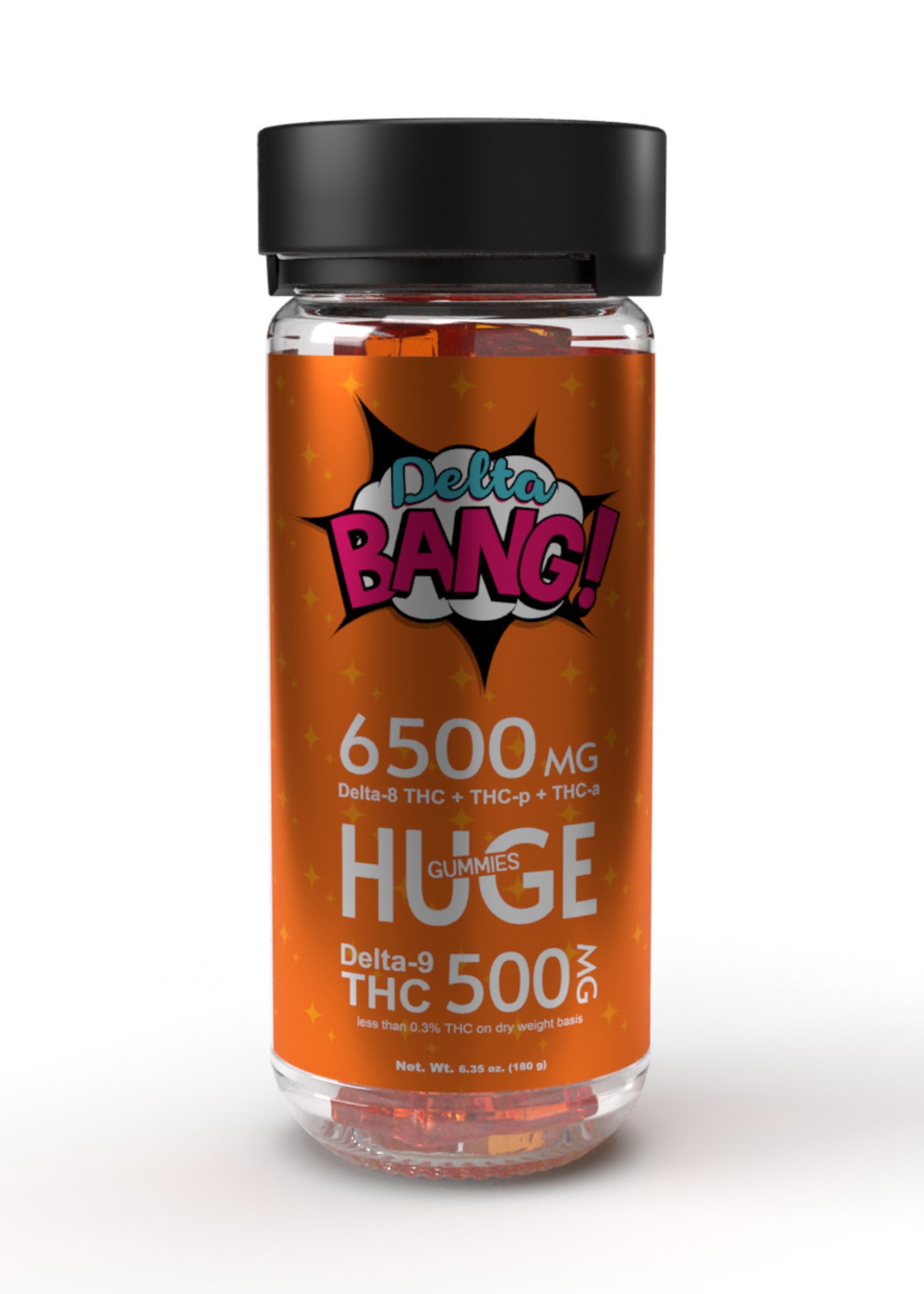 Delta Bang Delta Bang THCA Infused Gummy Blend – 6,500mg – Mango (20 Count)