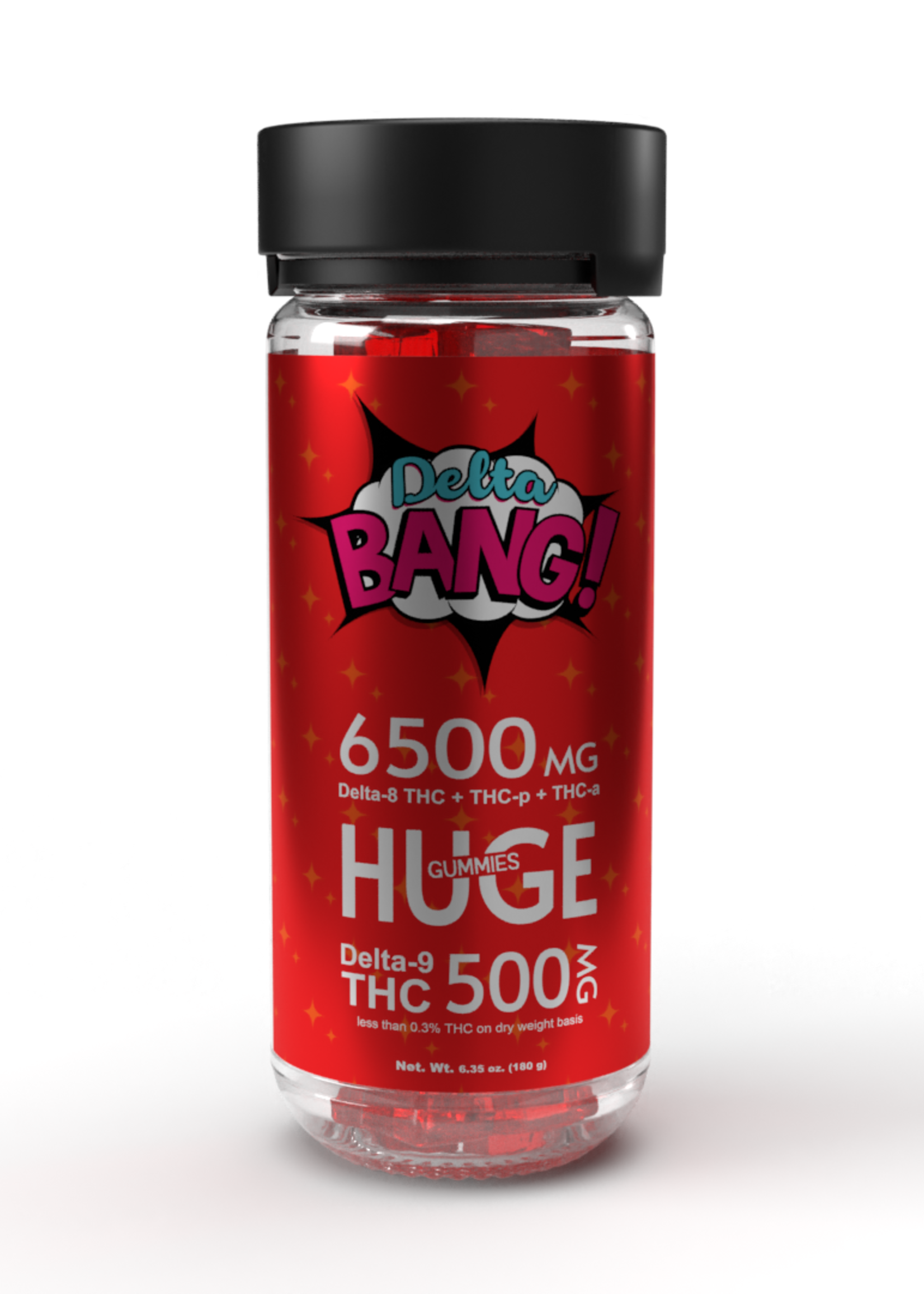 Delta Bang Delta Bang THCA Infused Gummy Blend – 6,500mg – Strawberry (20 Count)