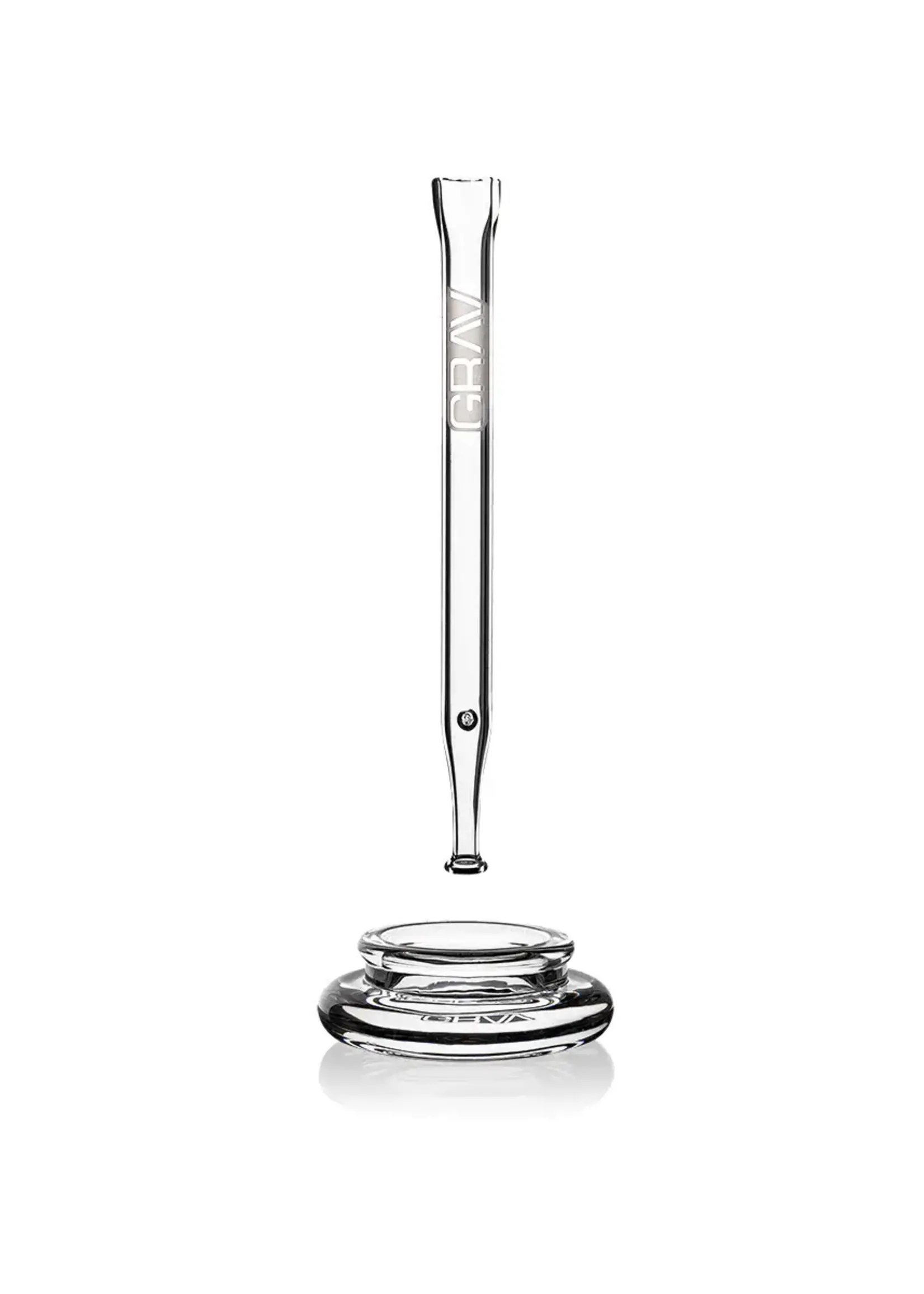 Grav GRAV QUARTZ VAPE STRAW WITH DAB DISH
