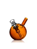 Grav Grav Spherical Pocket Bubbler Amber