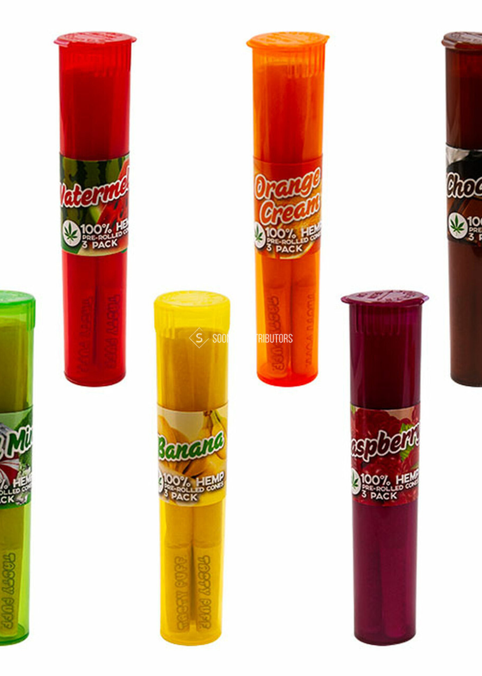 Tasty Puff Tasty Puff Hemp King Size Pre-roll 3pk Banana