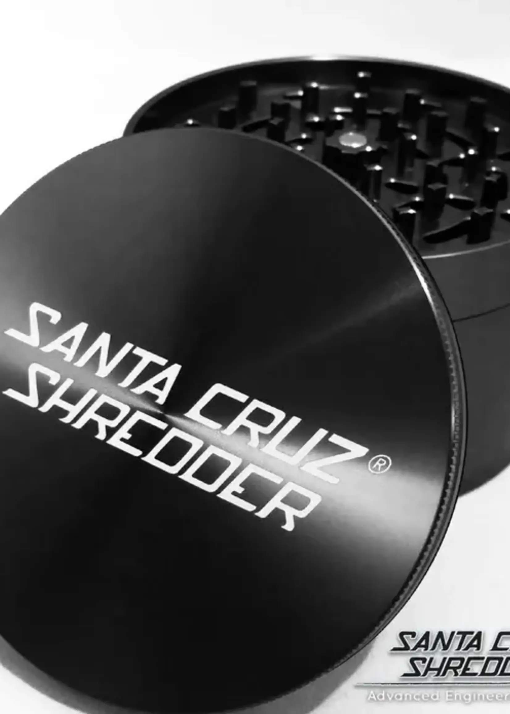 Santa Cruz Shredder Santa Cruz Shredder 4 Piece Jumbo Grinder Black