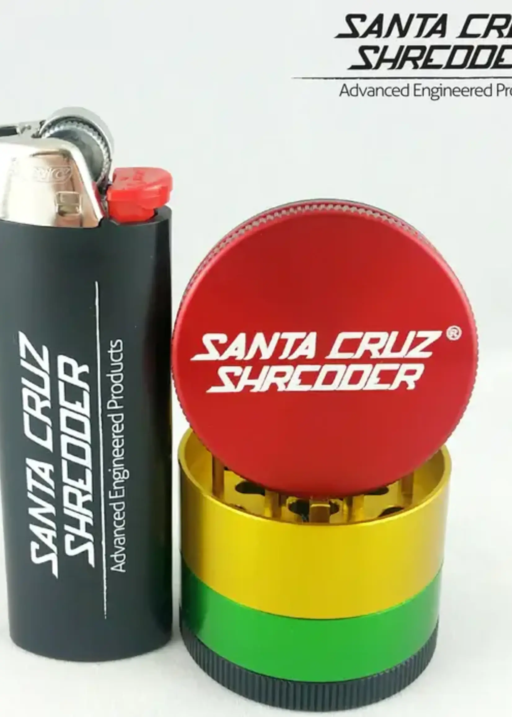 Santa Cruz Shredder Santa Cruz Shredder 4 Piece Small Grinder Red