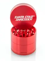 Santa Cruz Shredder Santa Cruz Shredder 4 Piece Medium Grinder Red