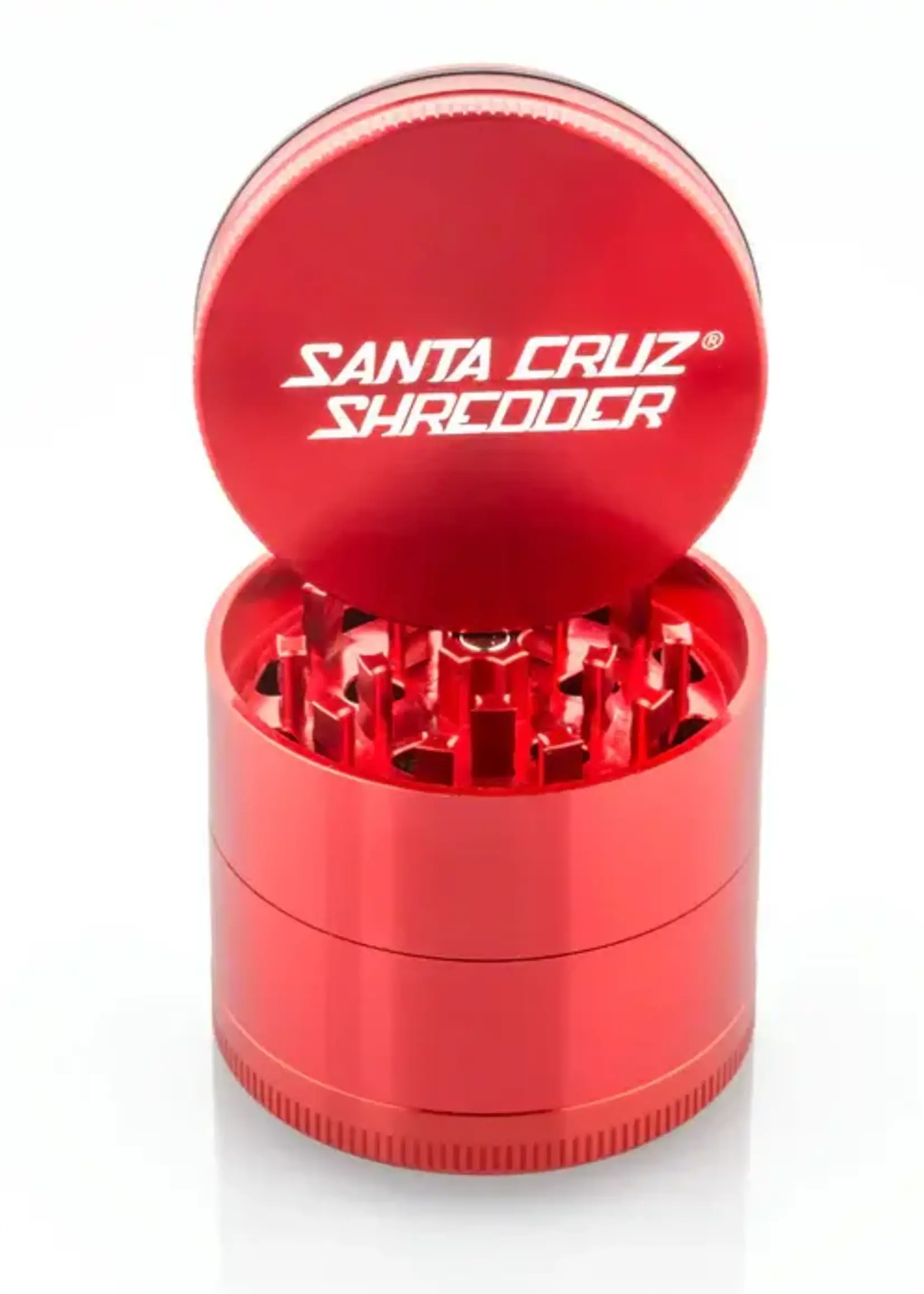 Santa Cruz Shredder Santa Cruz Shredder 4 Piece Medium Grinder Red